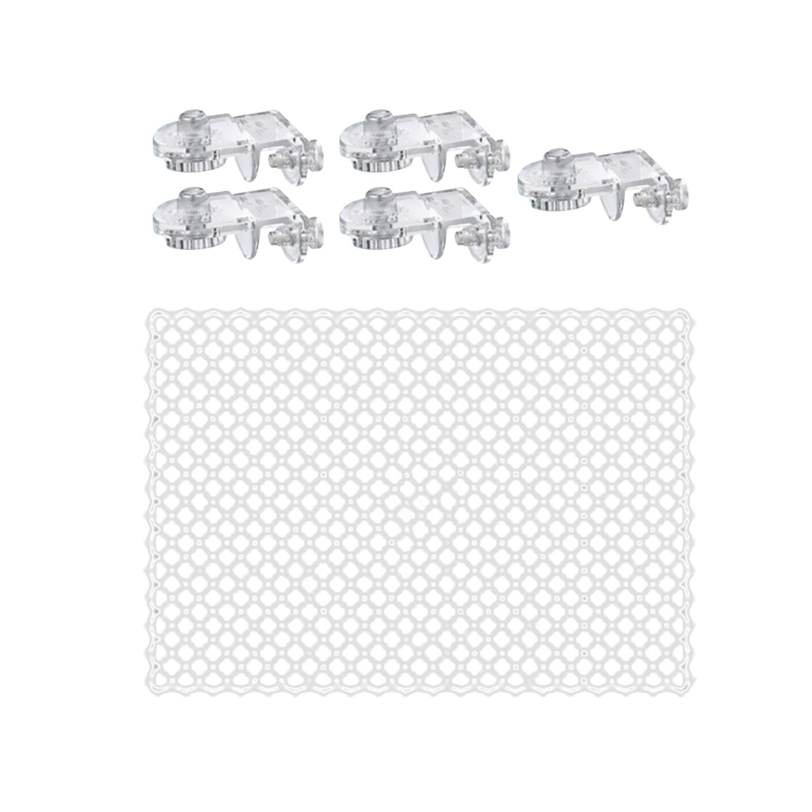 Transparent Mesh Aquarium Scre - Aquarium Fish Jump Guard 评论和价格