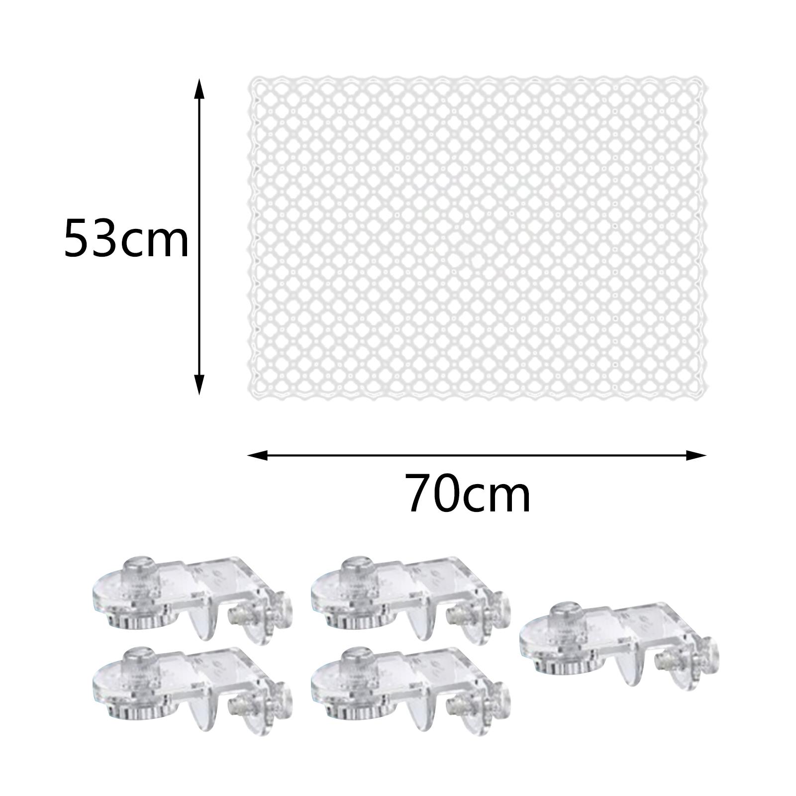 Transparent Mesh Aquarium Scre - Aquarium Fish Jump Guard 评论和价格