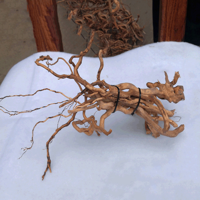 Natural Driftwood Root Trunk T - Aquarium Fish Artificial 评论和价格