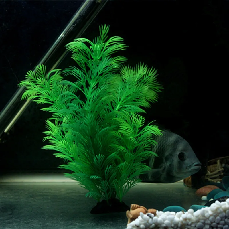 Artificial Aquarium Decor Plan - Aquarium Fish Artificial 评论和价格