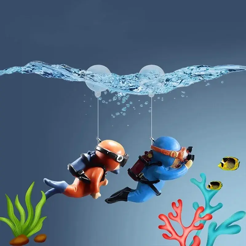 Fish Tank Diver Ornaments Land - Aquarium Fish Popular 评论和价格