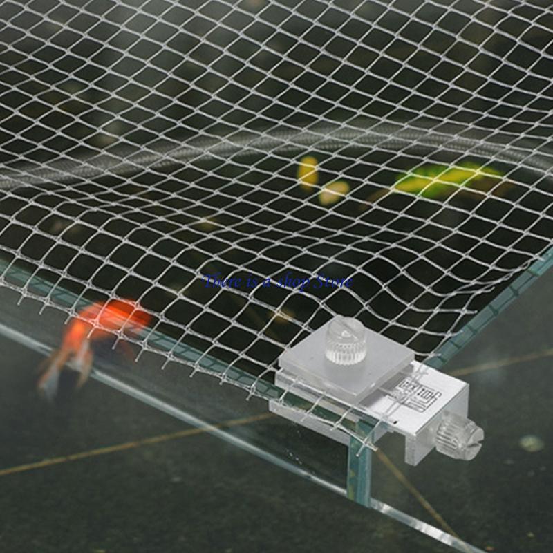 D0AD Aluminum Alloy Clip for A - Aquarium Fish Jump Guard 评论和价格