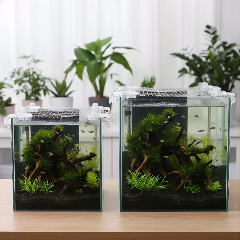 1Pcs Anti Escape Fish Tank Net - Aquarium Fish Jump Guard 评论和价格