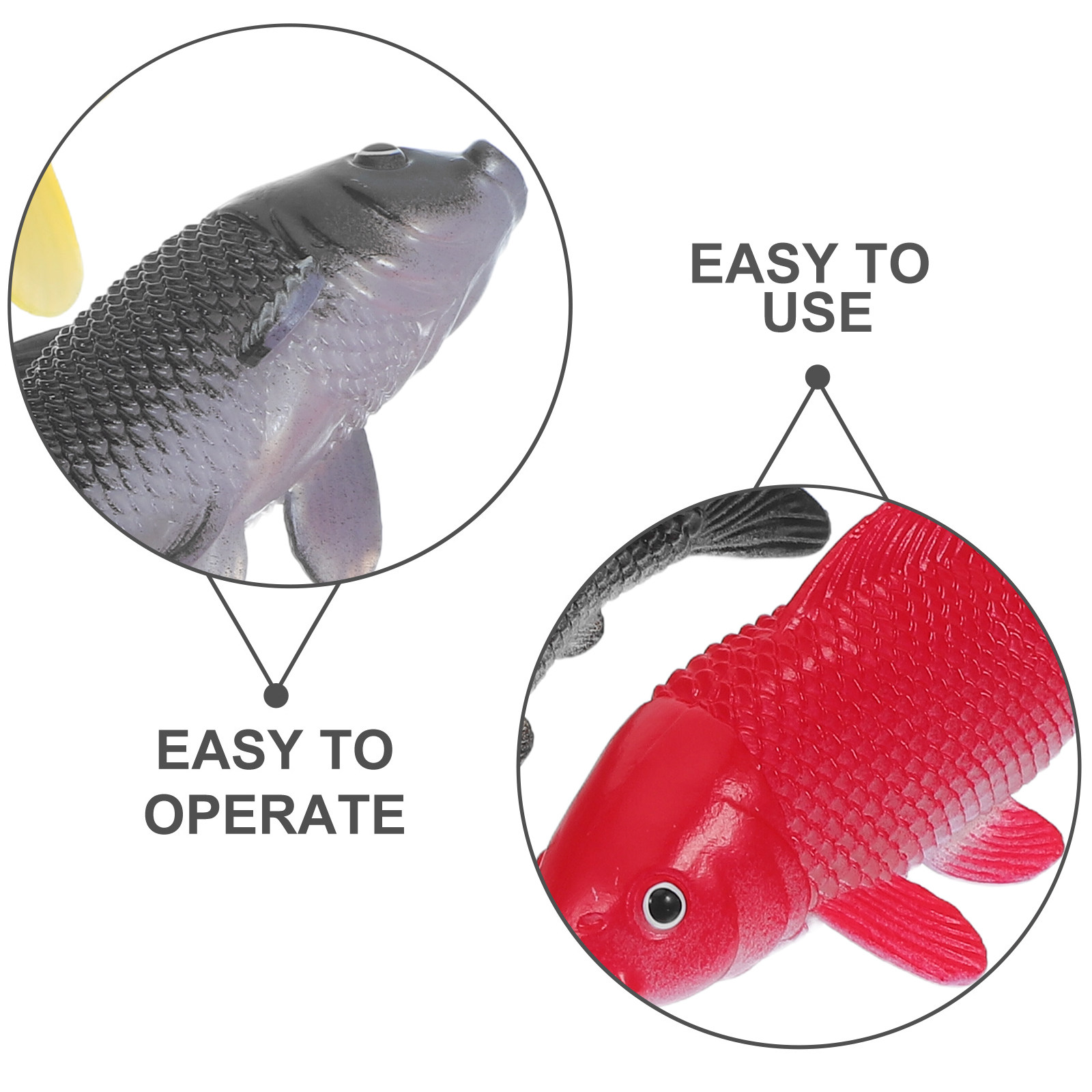 3pcs Fish Crafts Toys Realisti - Aquarium Fish Artificial 评论和价格