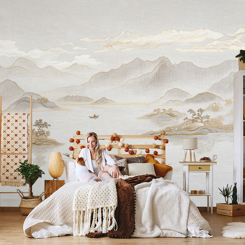 custom wall cloth TV backgroun - Background Film 3D 评论和价格
