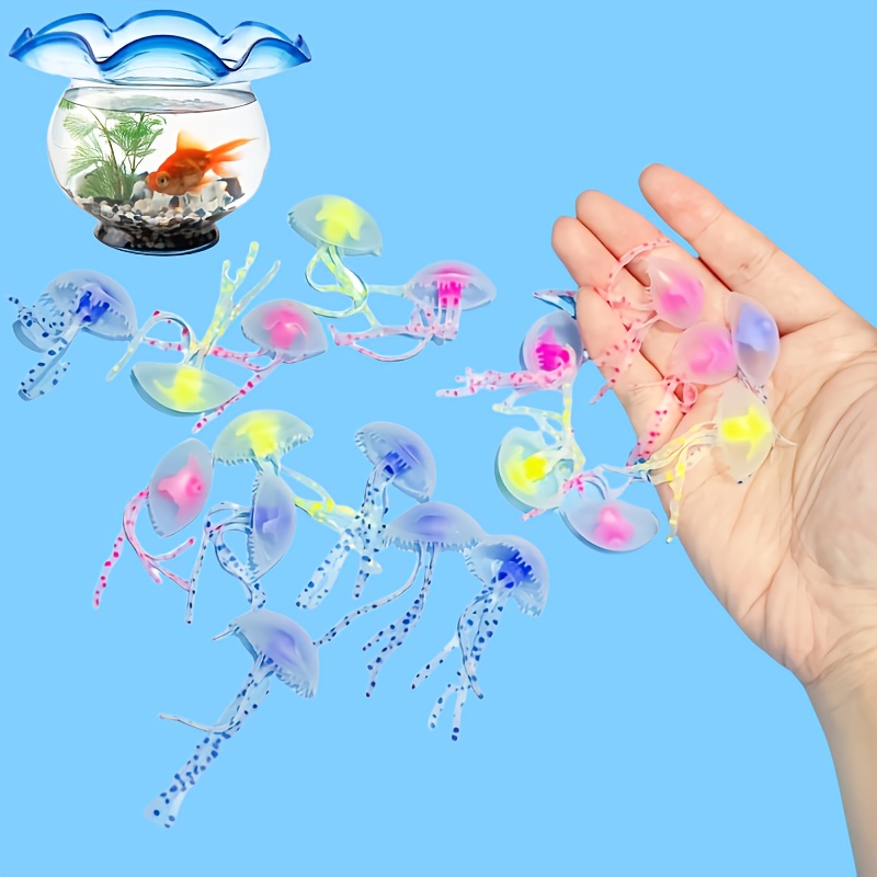 Luminous Simulation Jellyfish  - Aquarium Fish Artificial 评论和价格