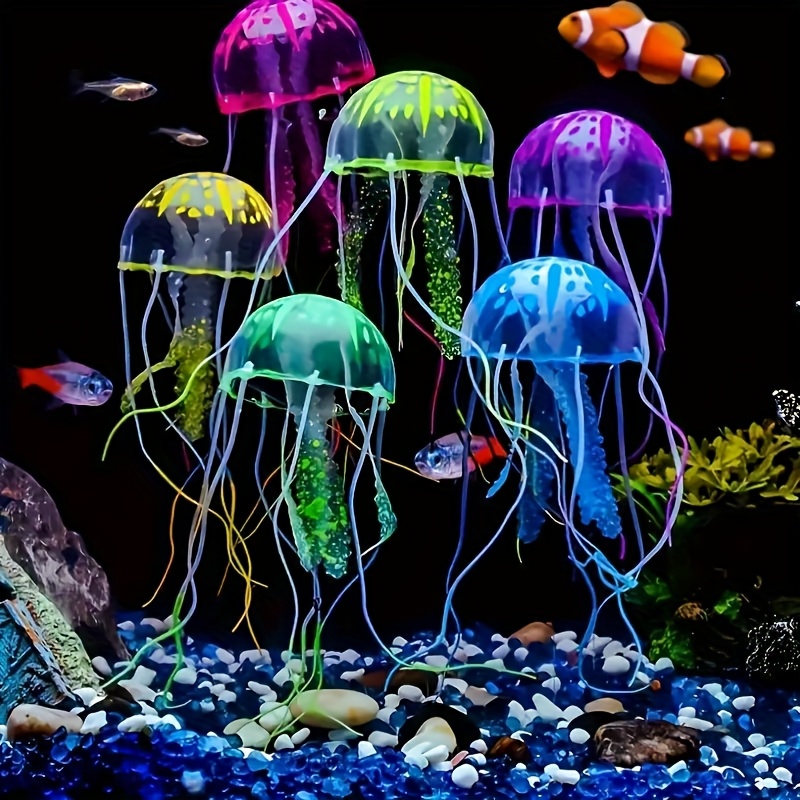 Luminous Simulation Jellyfish  - Aquarium Fish Artificial 评论和价格