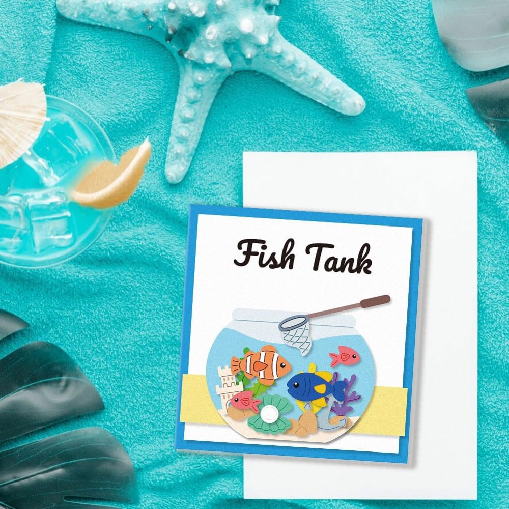 Fish Tank Die Cuts Carbon Stee - Aquarium Fish Bowl 评论和价格