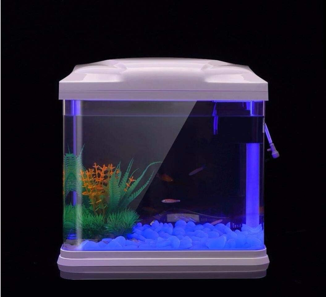 Fish Tank Rocks Glow Blue Pebb - Aquarium Fish Bowl 评论和价格