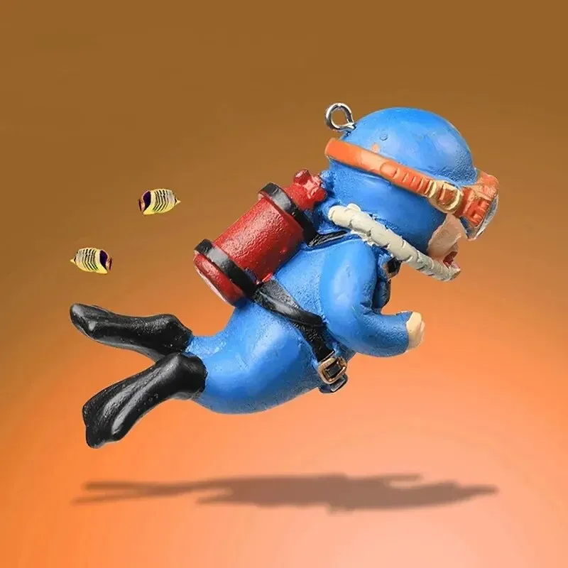 Fish Tank Diver Ornaments Land - Aquarium Fish Popular 评论和价格