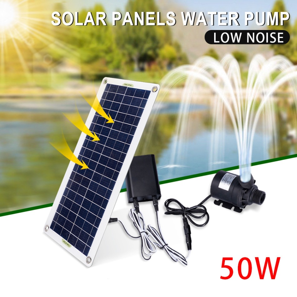 50W Solar Power Water Pump Set - Aquarium Fish Bowl 评论和价格