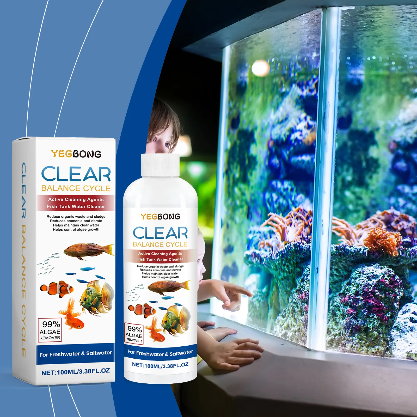 Algae Remover for Fish Tanks,  - Aquarium Fish Quality 评论和价格
