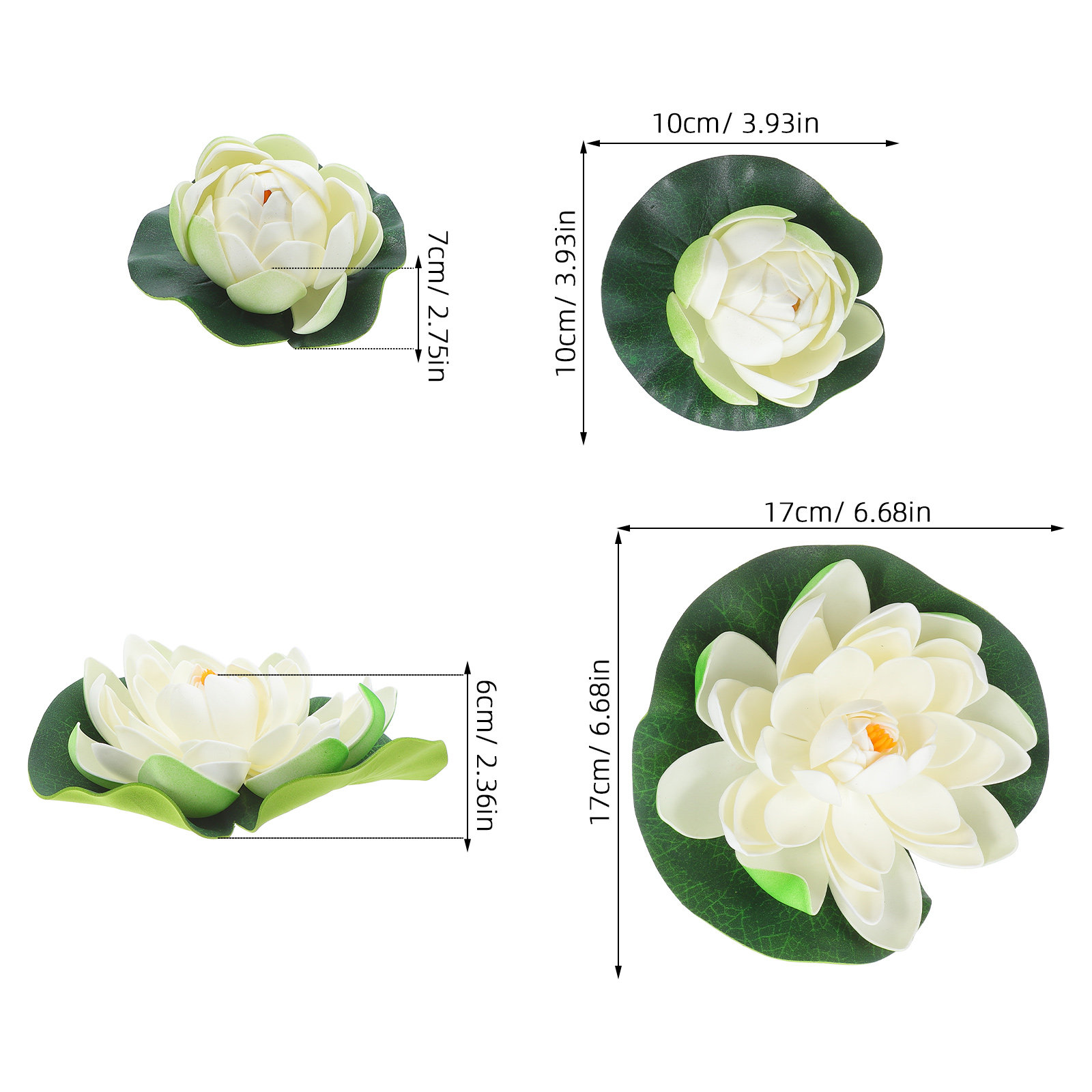 5Pcs Artificial Floating Water - Aquarium Fish Artificial 评论和价格