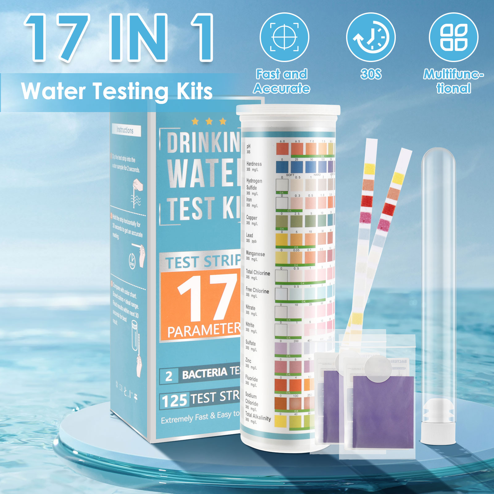 5-17 in 1 Aquarium Test Strips - Aquarium Fish Quality 评论和价格