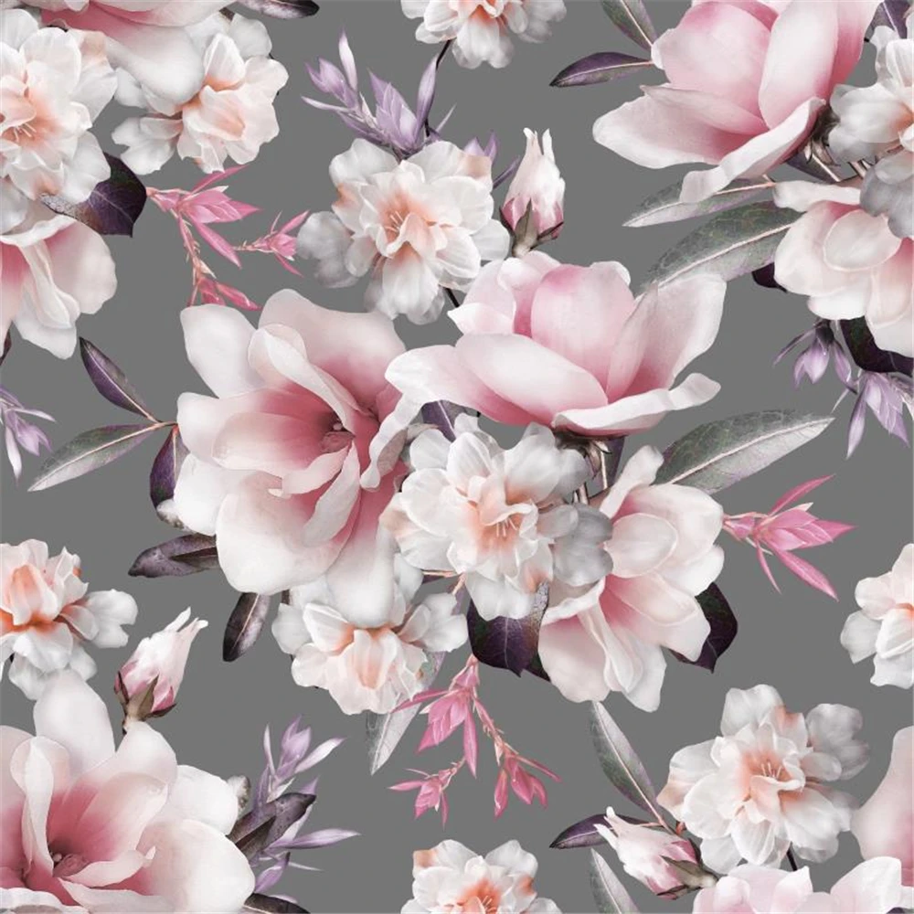 custom American peony wallpape - Background Film 3D 评论和价格