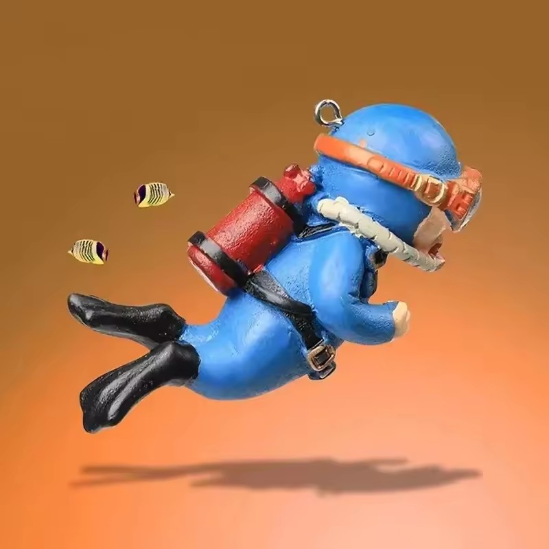 Fish Tank Diver Ornaments Land - Aquarium Fish Popular 评论和价格